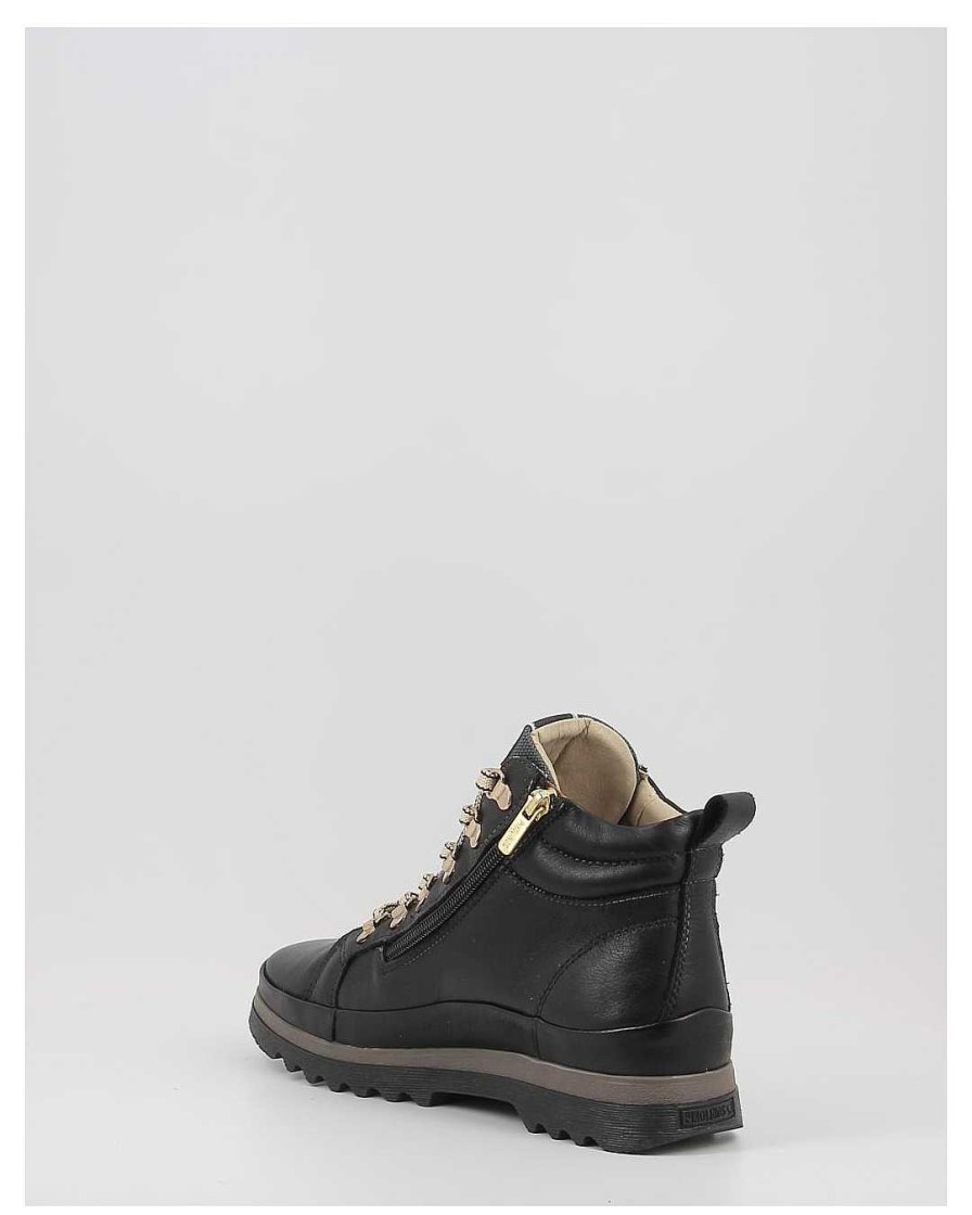 Mujer Pikolinos | Botines Pikolinos Vigo W3W-8564 Negro