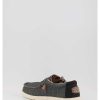 Hombre Hey Dude | Nauticos Hey Dude Wally Eco Sox Gris