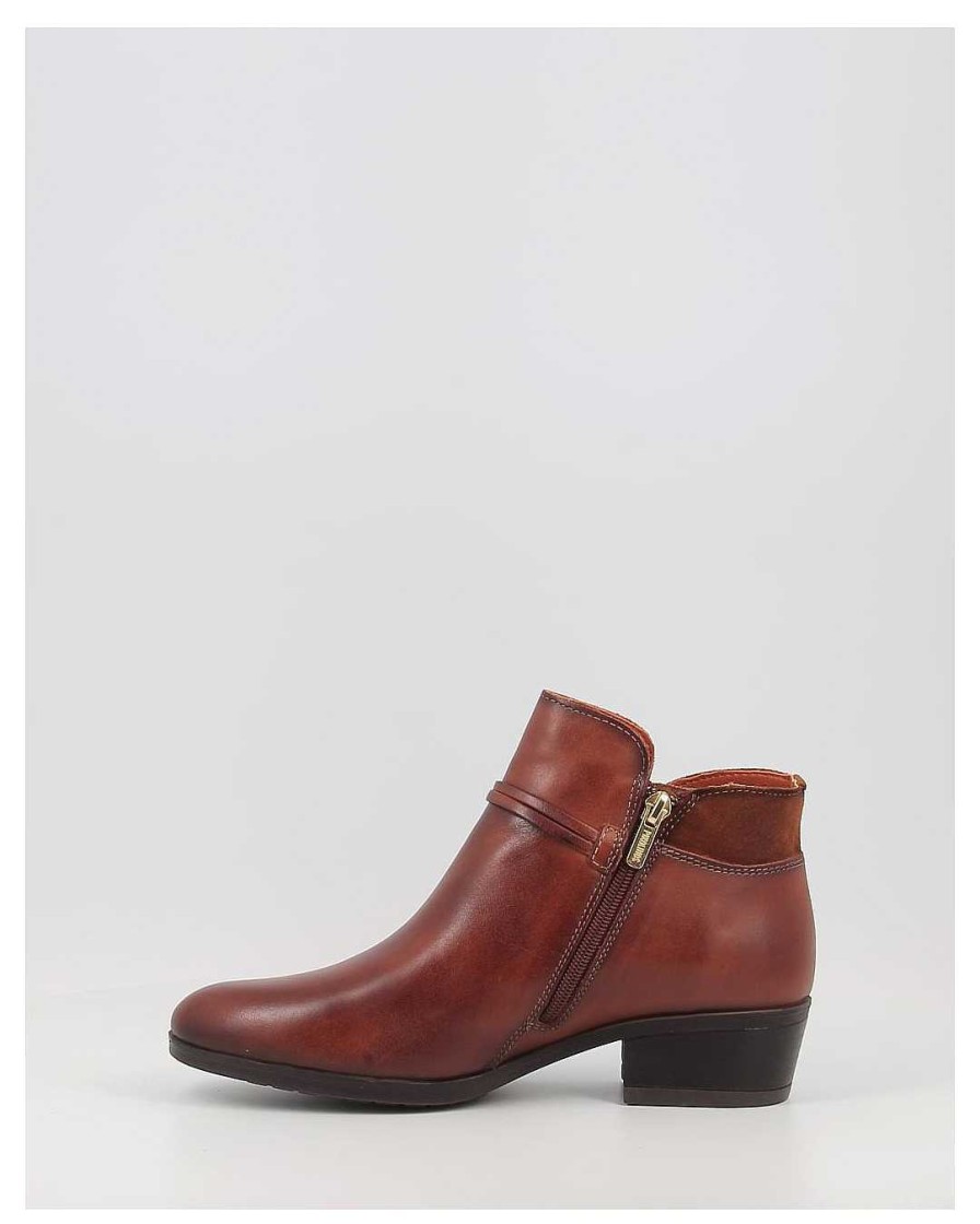 Mujer Pikolinos | Botines Pikolinos Daroca W1U-8505 Cuero