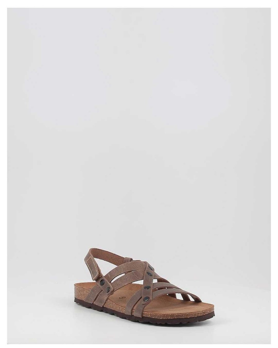Mujer Interbios | Sandalias Interbios 7200 Marron