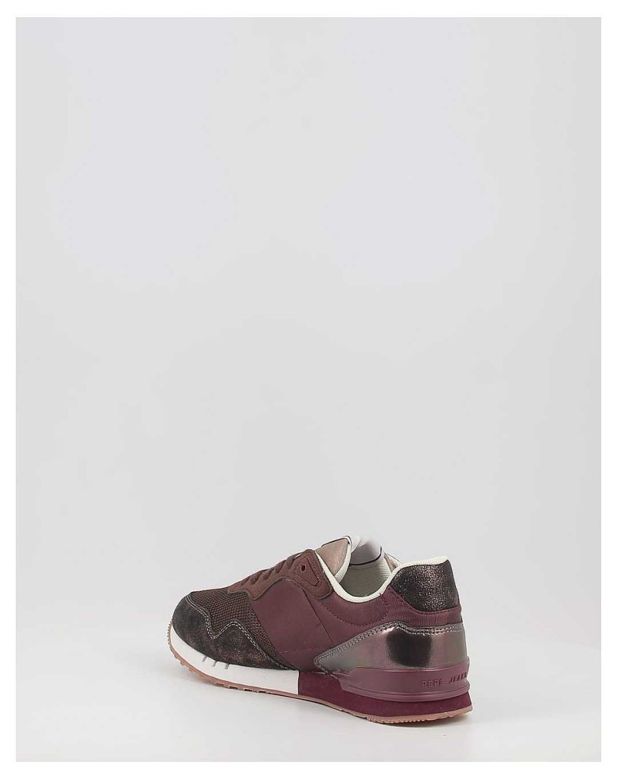 Mujer Pepe Jeans | Zapatillas Pepe Jeans London Smart W Pls31528 Bronce