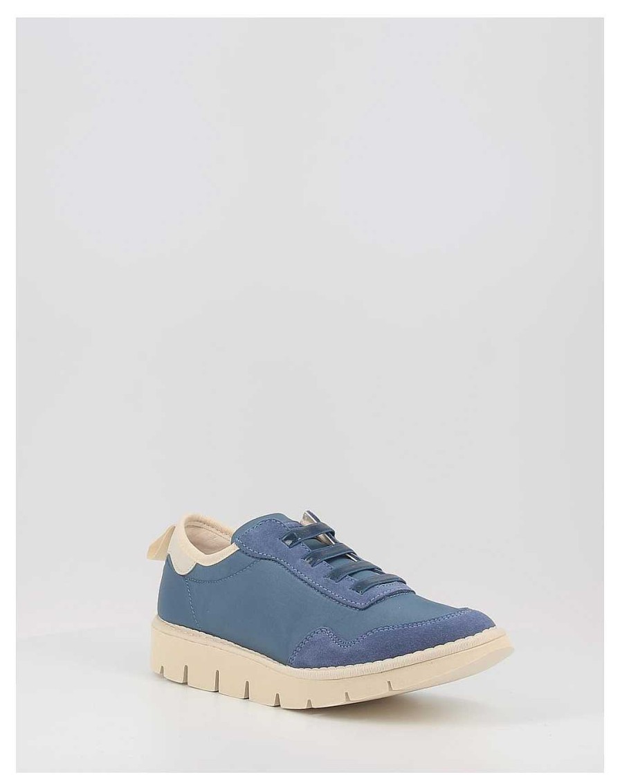 Mujer Panchic | Zapatillas Panchic P05W Slip On Nylon Azul