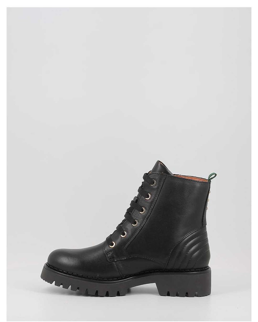 Mujer Pikolinos | Botines Pikolinos Aviles W6P-8560 Negro