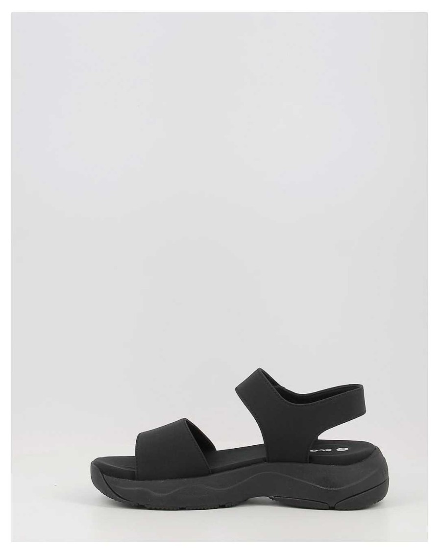 Mujer Ecoalf | Sandalias Ecoalf Carlaalf Negro