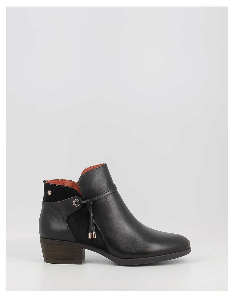Mujer Pikolinos | Botines Pikolinos Daroca W1U-8505 Negro