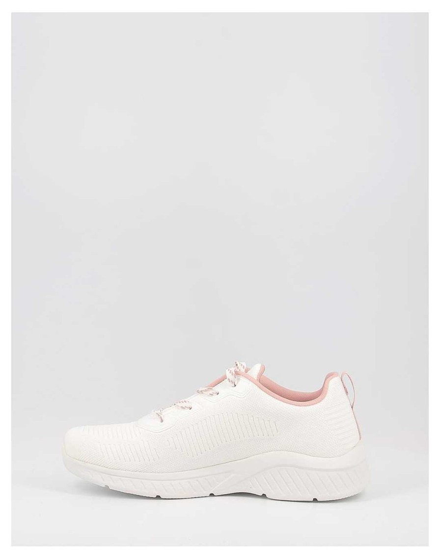 Mujer Skechers | Zapatillas Skechers Bobs Squad Air Sweet Encounter 117379 Blanco