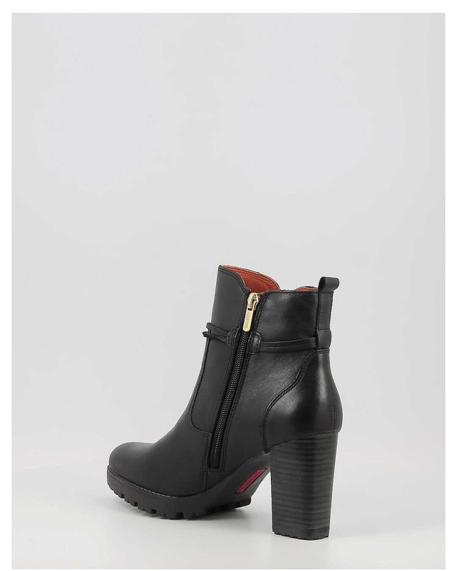 Mujer Pikolinos | Botines Pikolinos Connelly W7M-8542 Negro