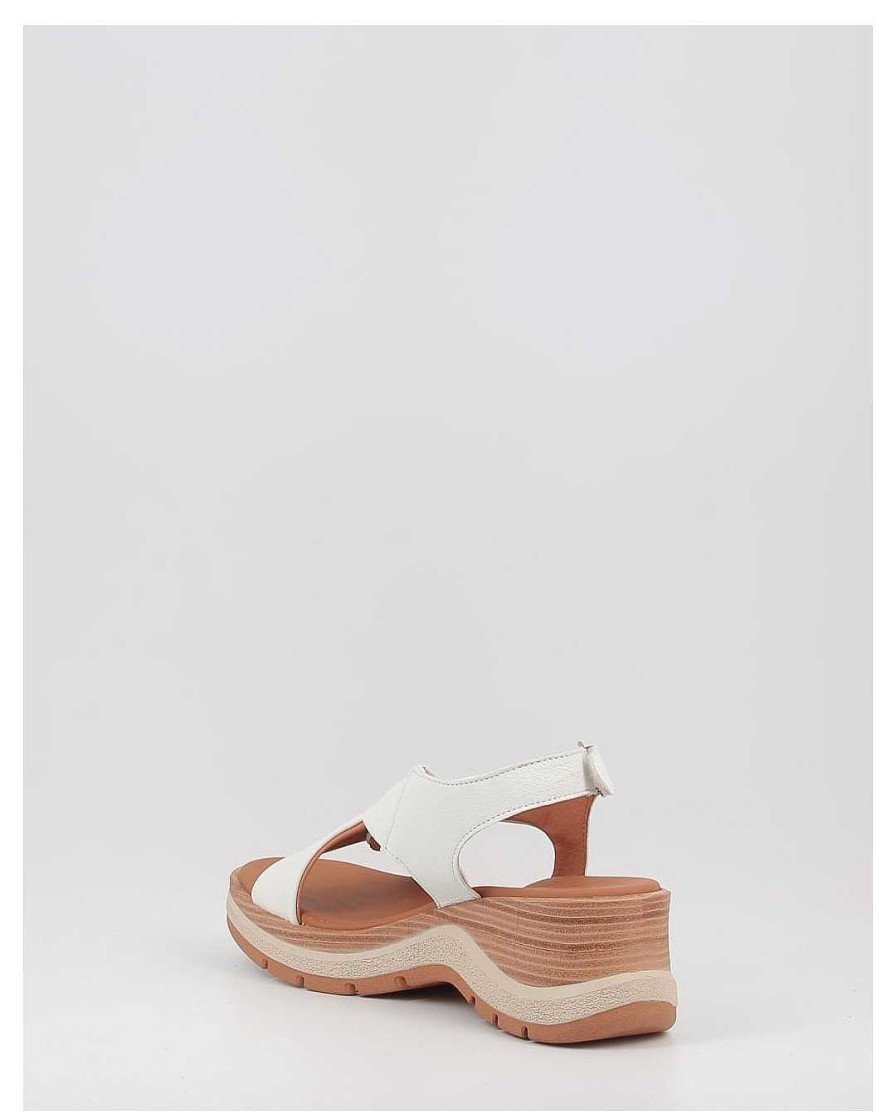 Mujer Paula Urban | Sandalias Paula Urban 27-574 Blanco