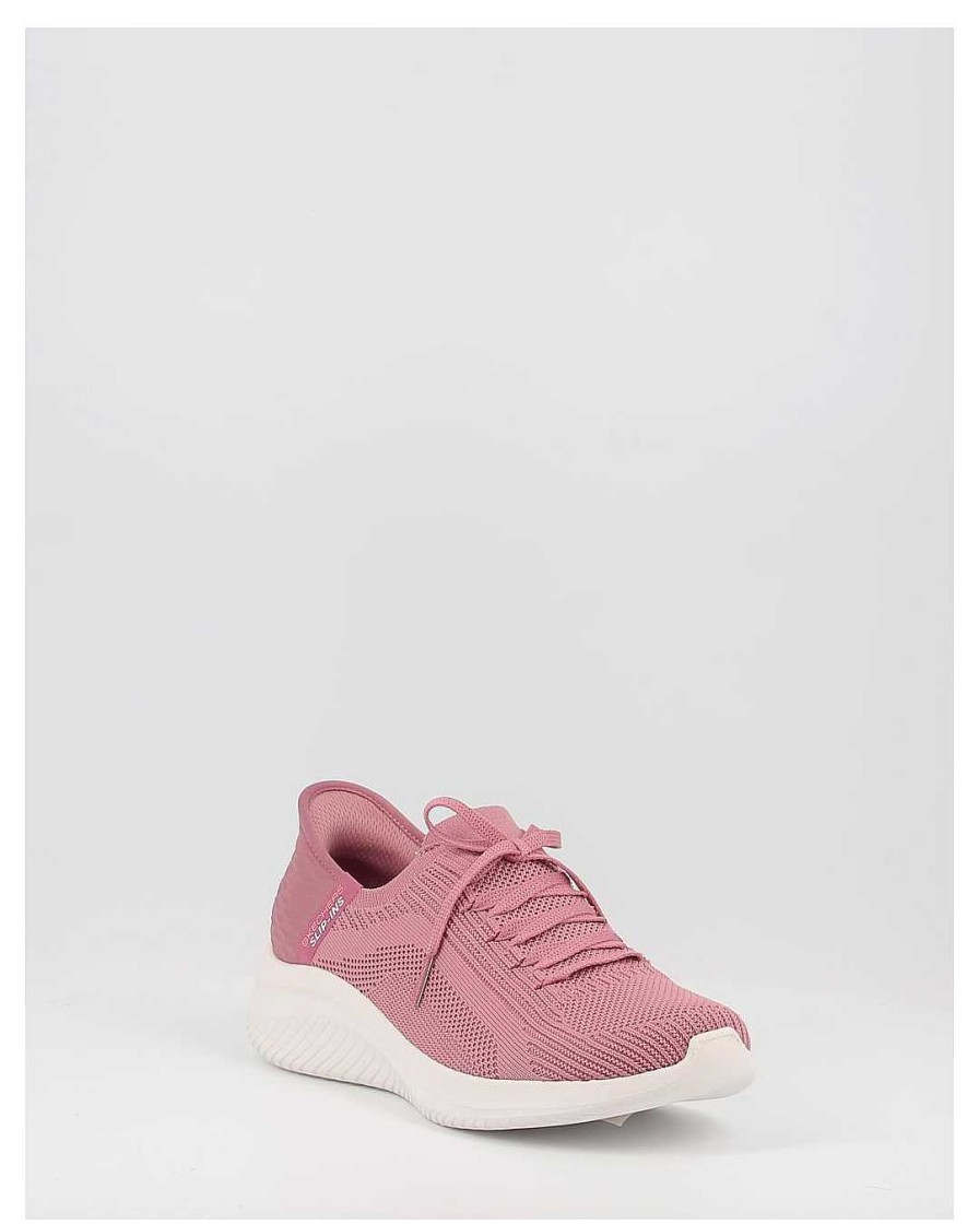 Mujer Skechers | Zapatillas Skechers Slip-Ins: Ultra Flex 3.0 - Brilliant 149710 Rosa