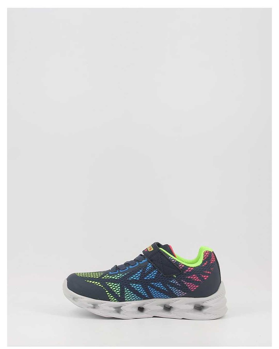 Nino Skechers | Zapatillas Skechers S Lights Vortex 2.0 400602 Azul