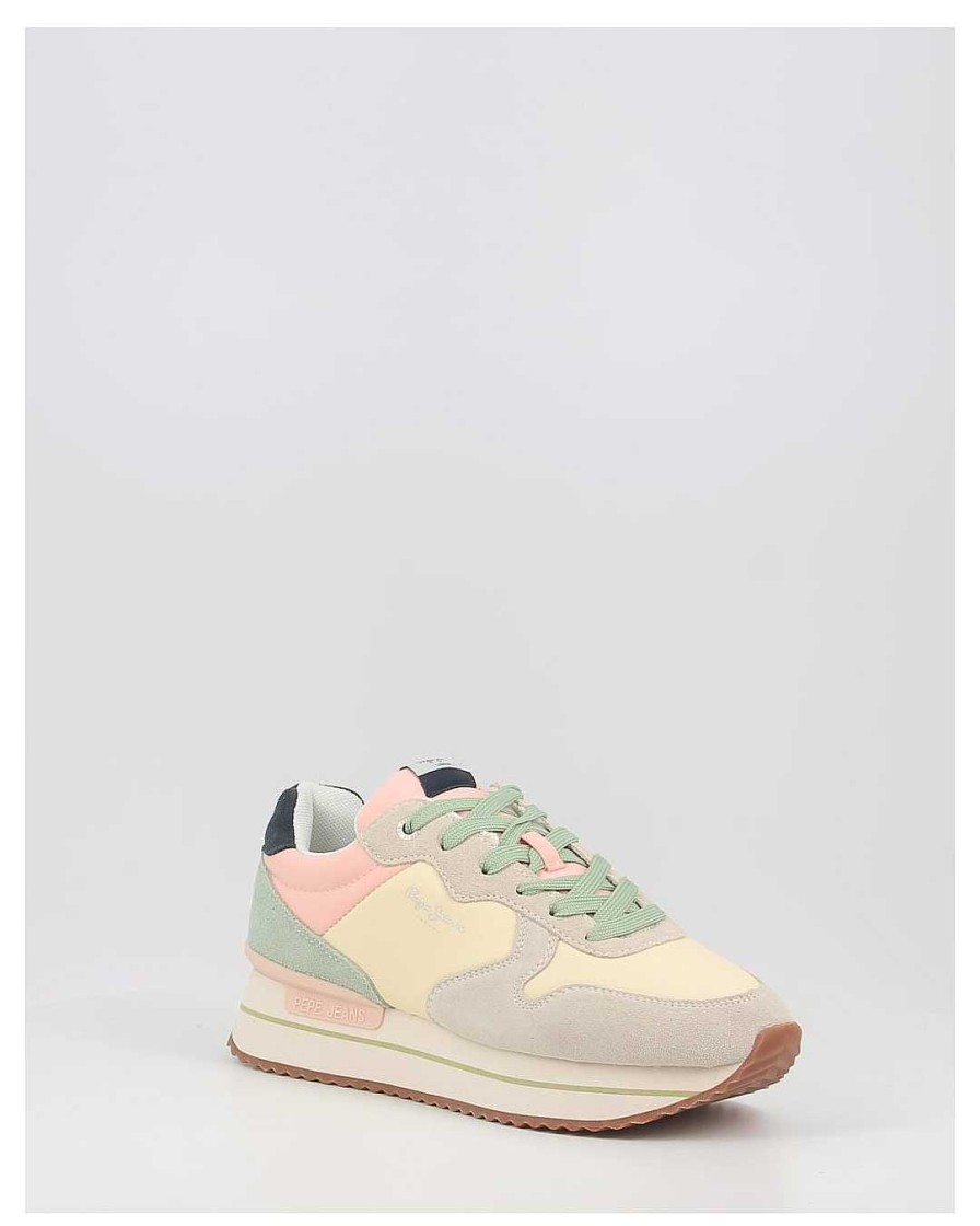 Mujer Pepe Jeans | Zapatillas Pepe Jeans Rusper Sweet Pls31477 Multicolor