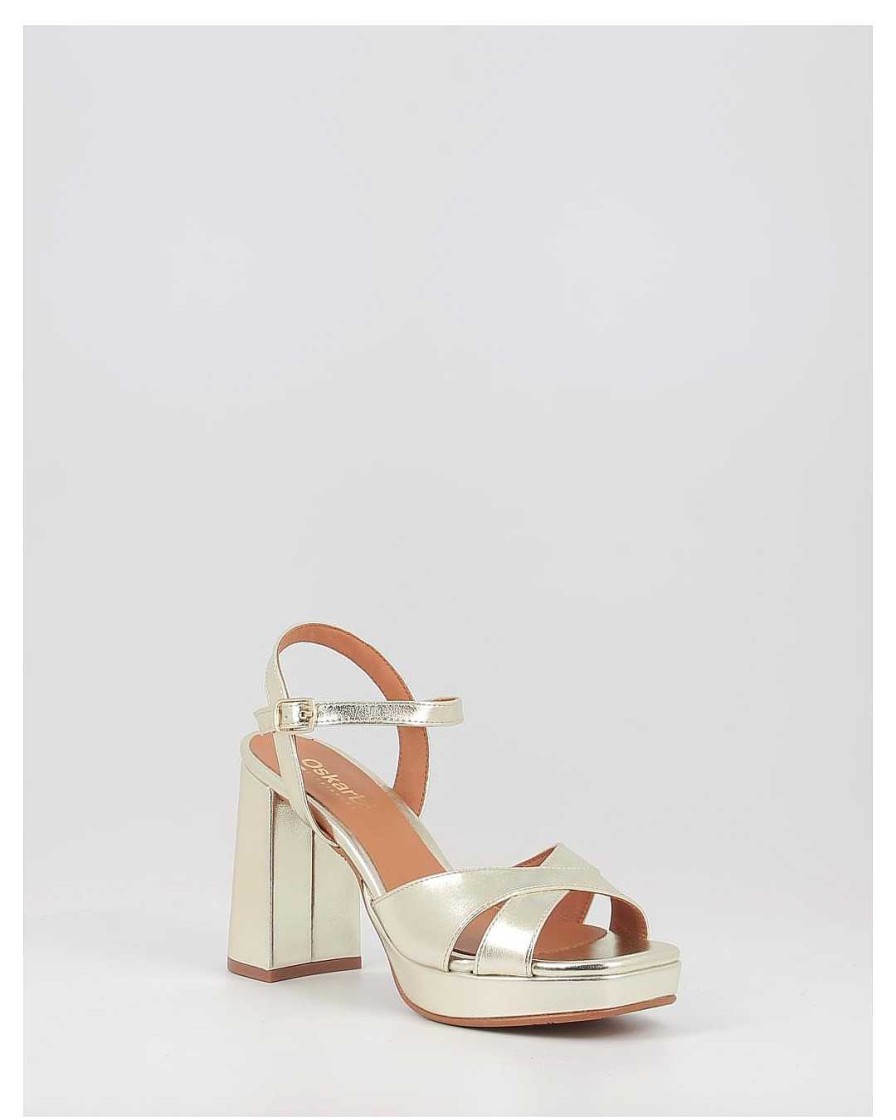 Mujer Oskarbi | Sandalias Oskarbi 2253 Platino