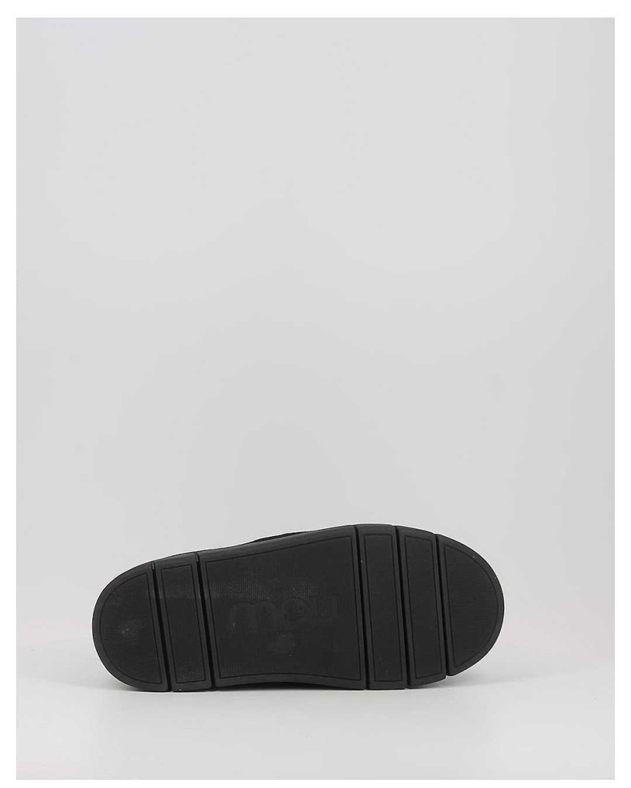 Mujer Mou | Zuecos Mou Bounce Clog Metal Logo Negro