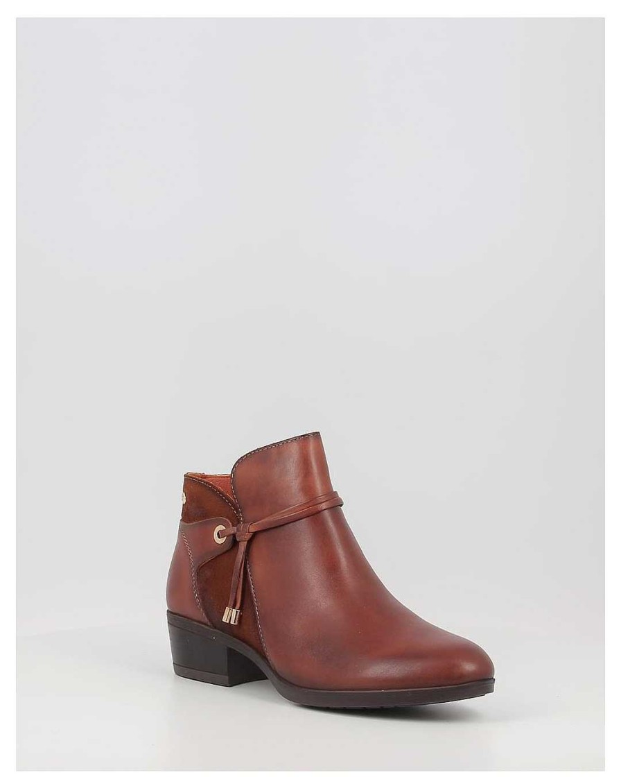 Mujer Pikolinos | Botines Pikolinos Daroca W1U-8505 Cuero