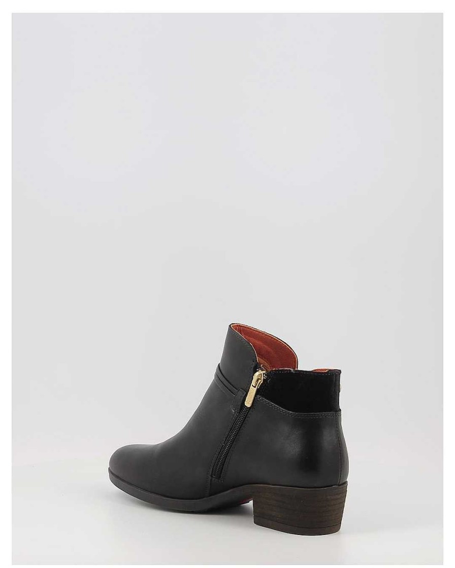 Mujer Pikolinos | Botines Pikolinos Daroca W1U-8505 Negro