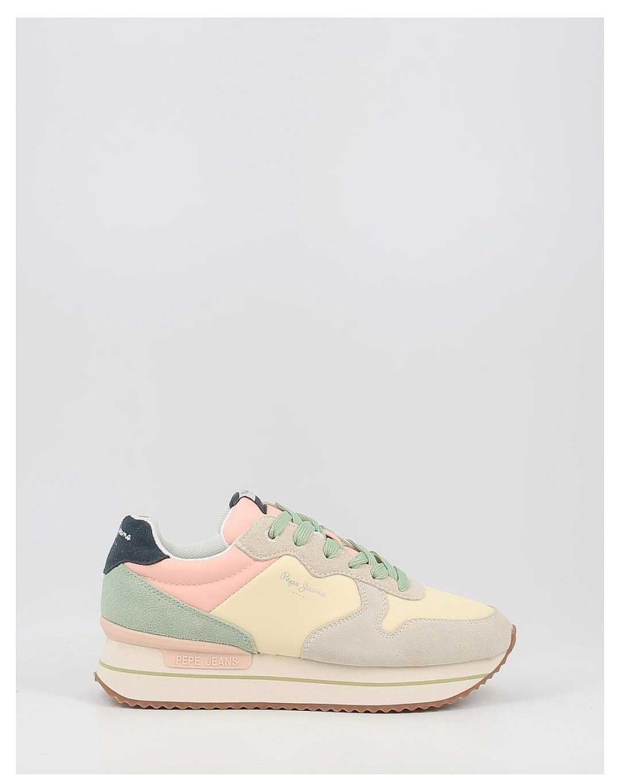 Mujer Pepe Jeans | Zapatillas Pepe Jeans Rusper Sweet Pls31477 Multicolor