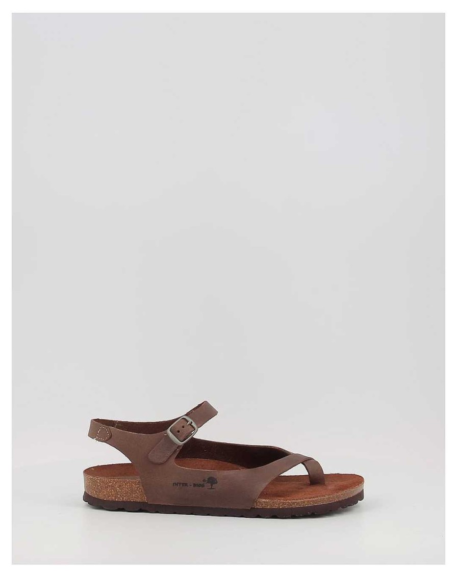 Mujer Interbios | Sandalias Interbios 7164 Taupe