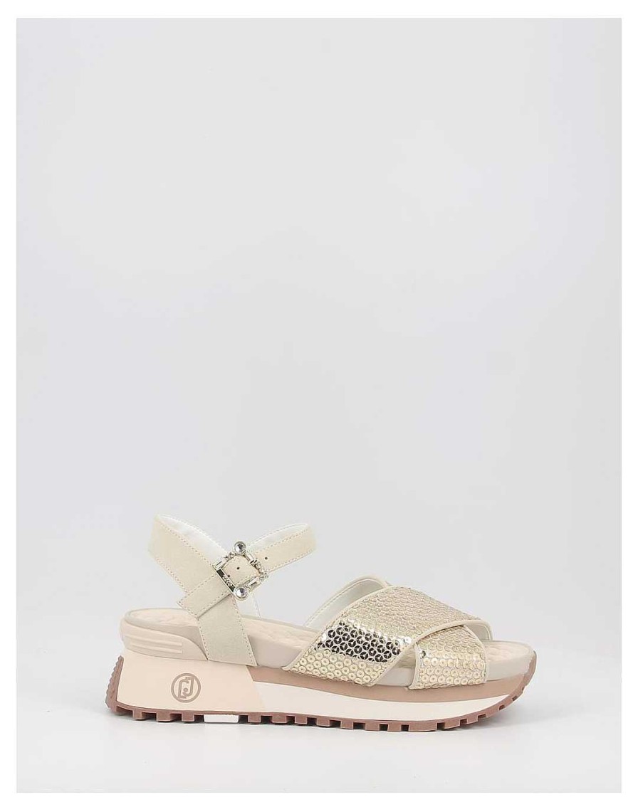 Mujer Liu Jo | Sandalias Liu Jo Maxi Wonder 11 Metalizado