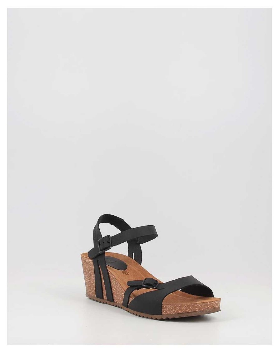 Mujer Interbios | Sandalias Interbios 5612 Negro