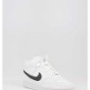 Hombre Nike | Zapatillas Nike Court Vision Mid Next Nature Dn3577 Blanco