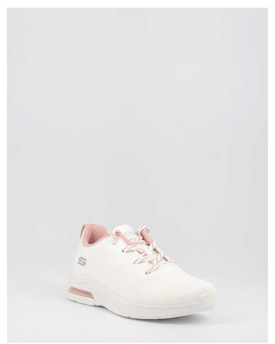 Mujer Skechers | Zapatillas Skechers Bobs Squad Air Sweet Encounter 117379 Blanco