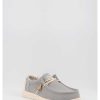 Hombre Hey Dude | Nauticos Hey Dude Wally Linen Natural Gris