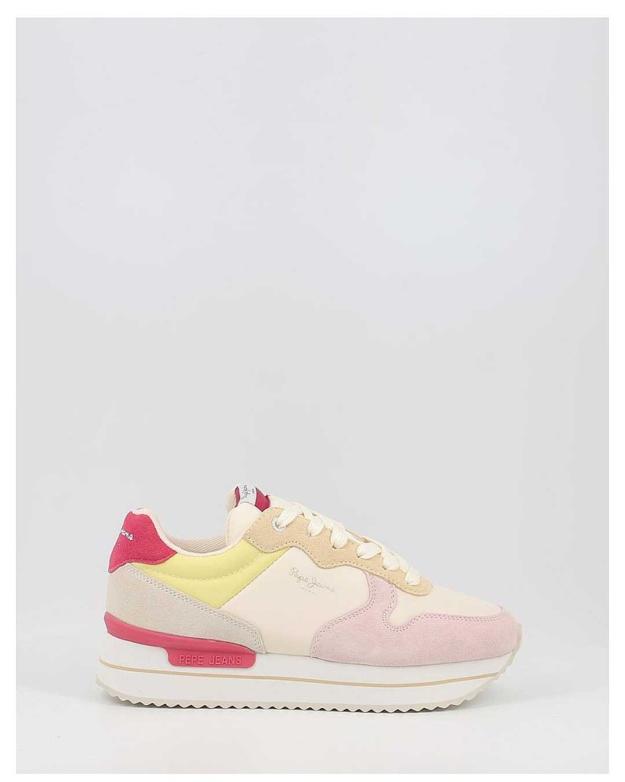 Mujer Pepe Jeans | Zapatillas Pepe Jeans Rusper Sweet Pls31477-801 Multicolor