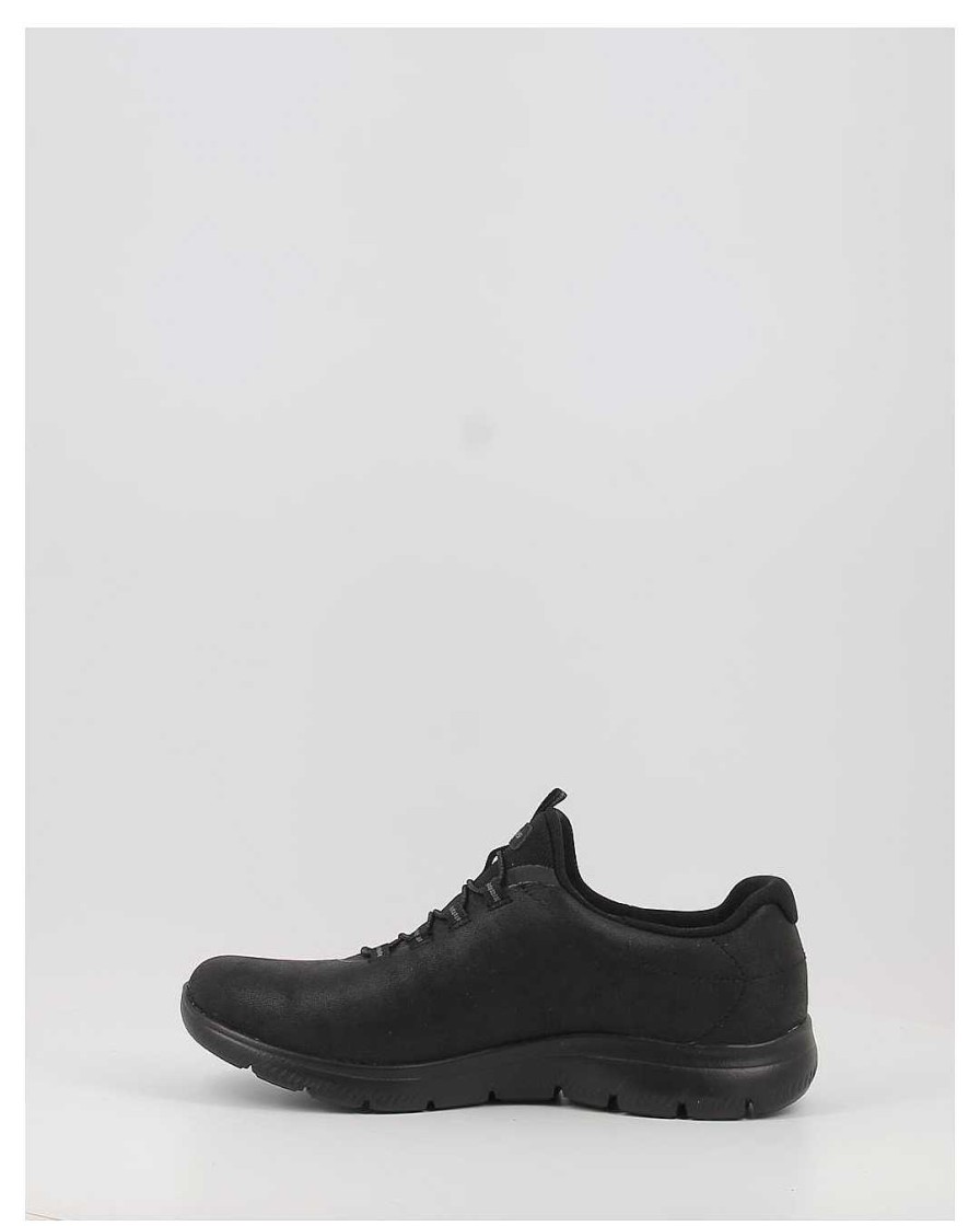 Mujer Skechers | Zapatillas Skechers Summits - Itz Bazik 88888301 Negro