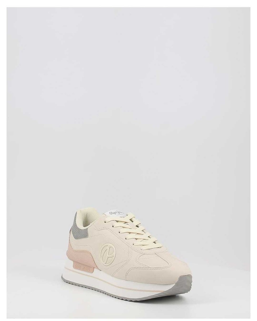Mujer Pepe Jeans | Zapatillas Pepe Jeans Rusper Minimal Pls31514 Beig