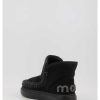 Mujer Mou | Botines Mou Eskimo Sneaker Bold Glitter Logo Bkbk Negro