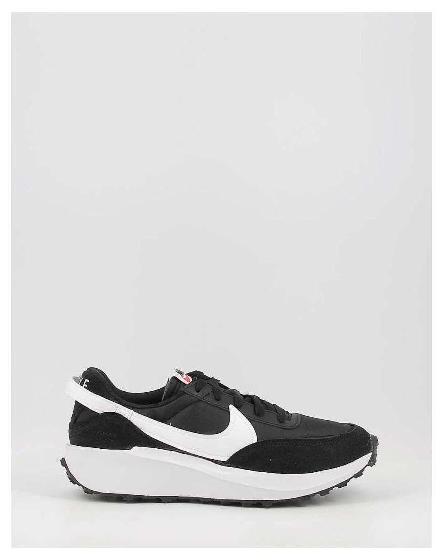 Hombre Nike | Zapatillas Nike Waffle Debut Dh9522 Negro