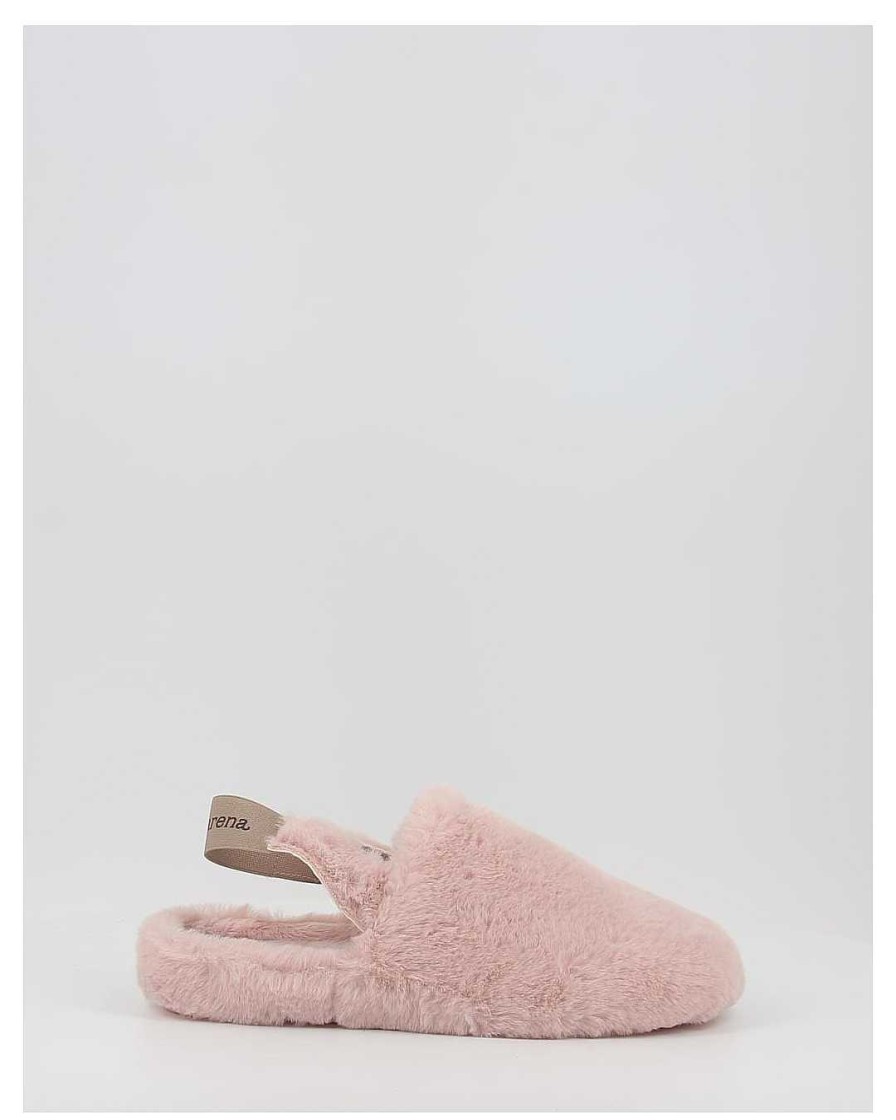 Mujer Macarena | Zapatillas De Casa Macarena Anais48 Rosa