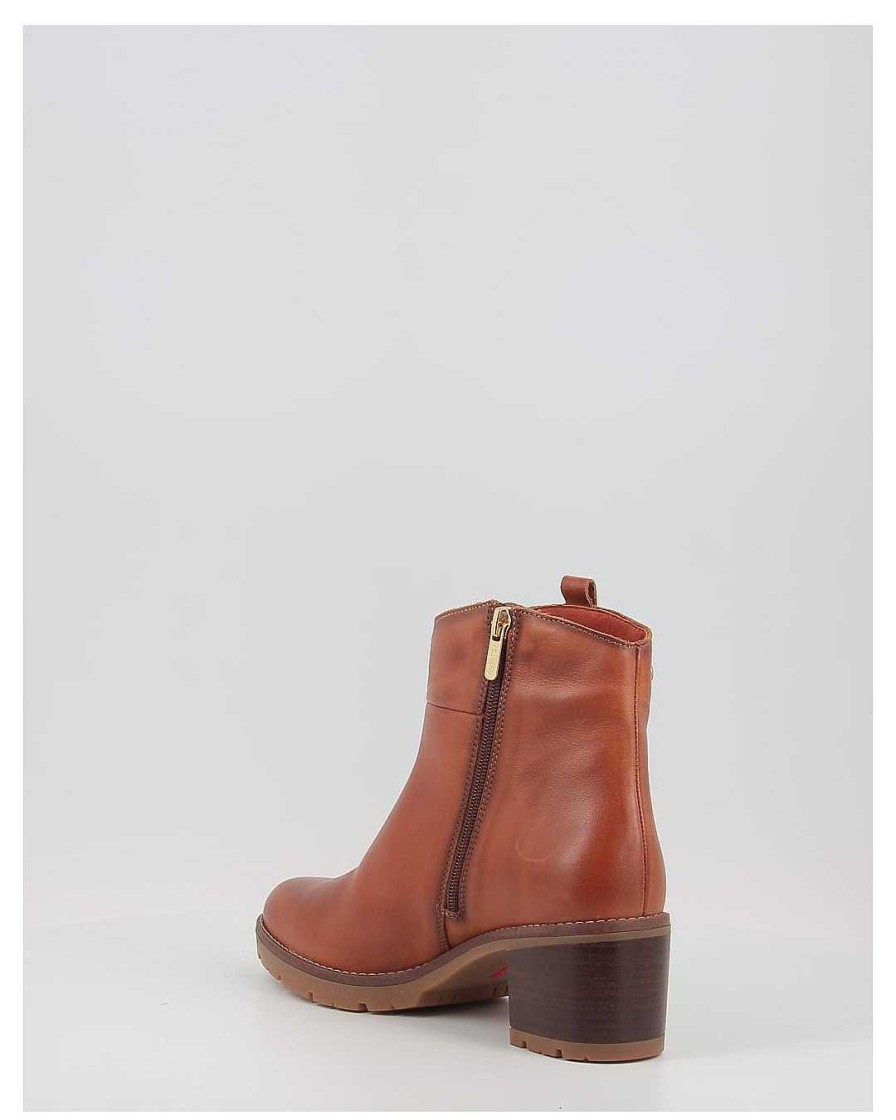 Mujer Pikolinos | Botines Pikolinos Llanes W7H-8578 Cuero