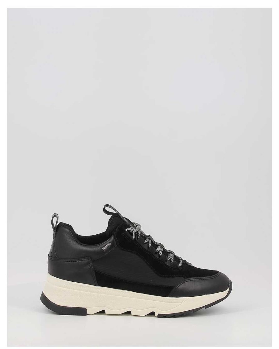 Mujer Geox | Zapatos Deportivos Geox D Falena B Abx C D26Hxc Negro