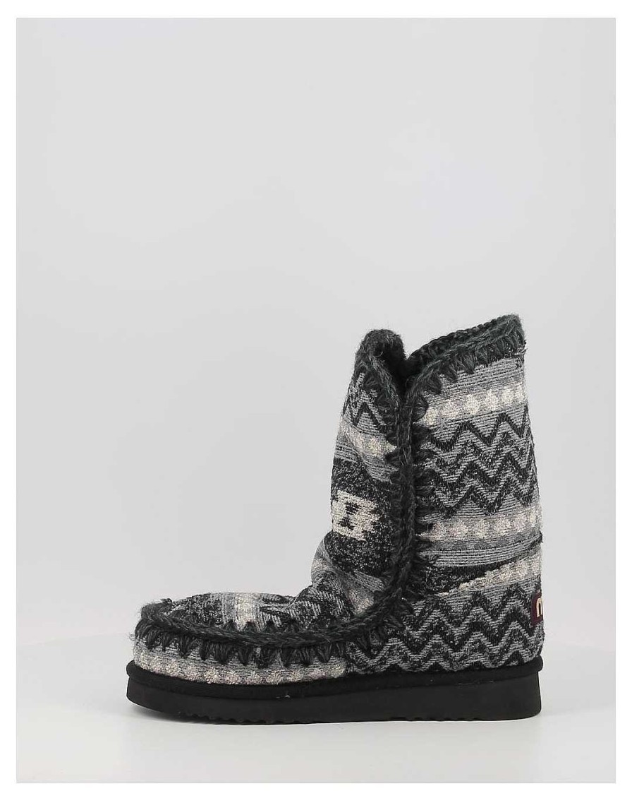 Mujer Mou | Botas Mou Eskimo 24 Kilim Kilbla Negro