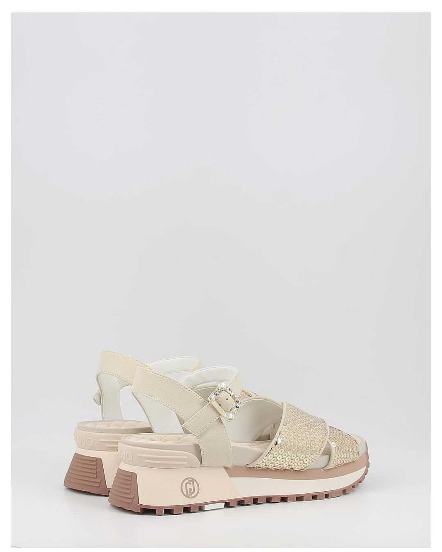 Mujer Liu Jo | Sandalias Liu Jo Maxi Wonder 11 Metalizado