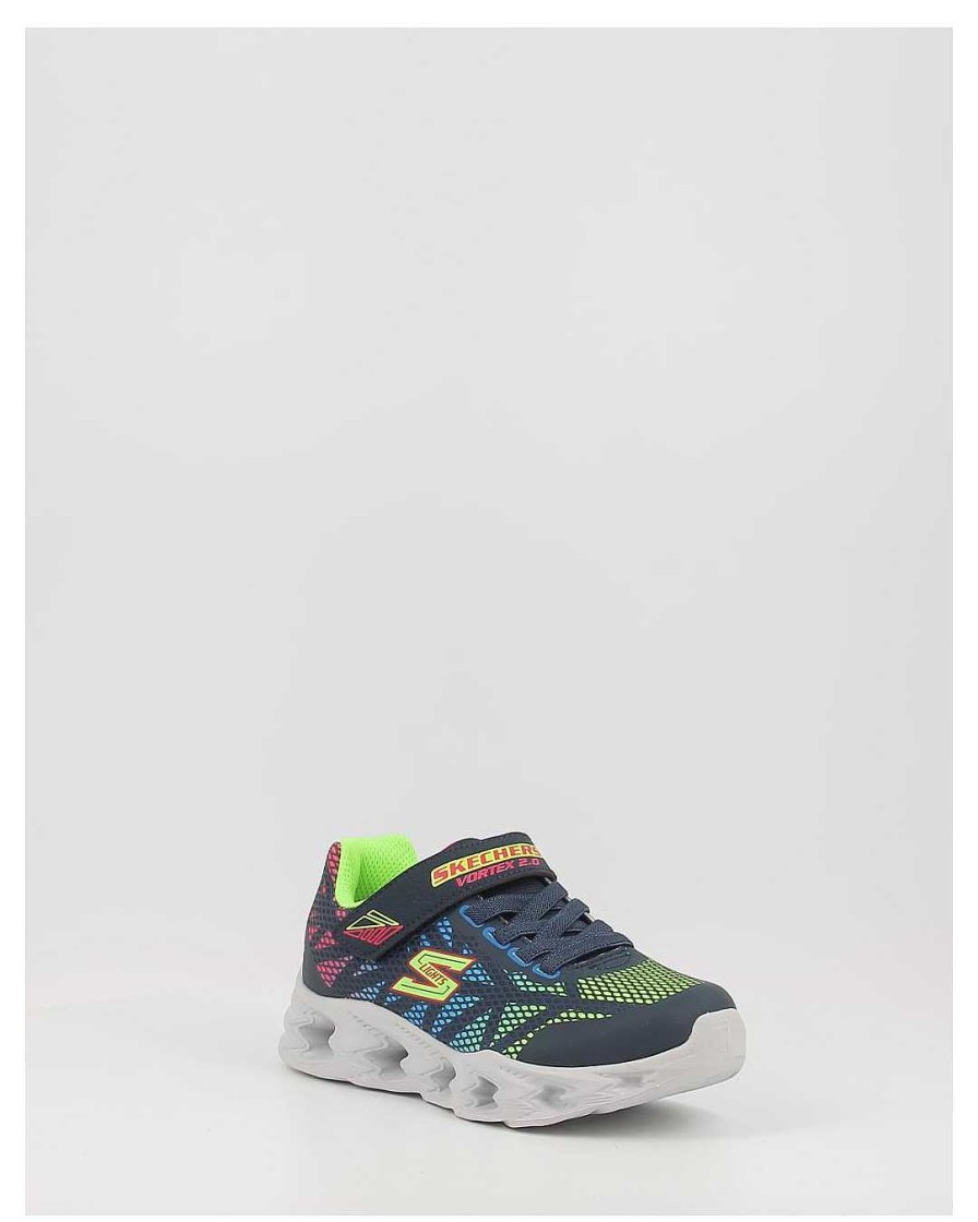 Nino Skechers | Zapatillas Skechers S Lights Vortex 2.0 400602 Azul