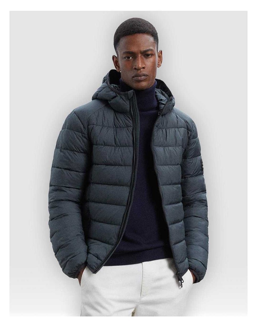 Complementos Ecoalf | Plumiferos Ecoalf Aspenalf Jacket Man Verde