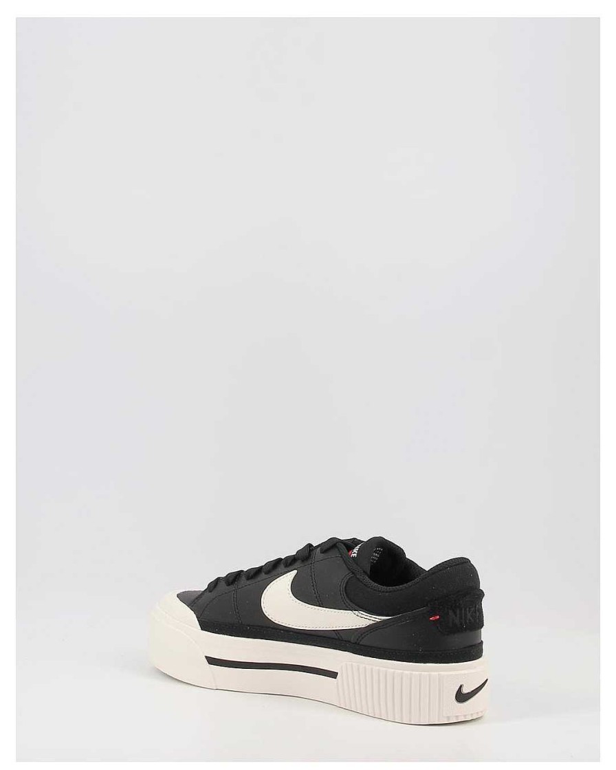 Mujer Nike | Zapatillas Nike Court Legacy Lift Dm7590-001 Negro