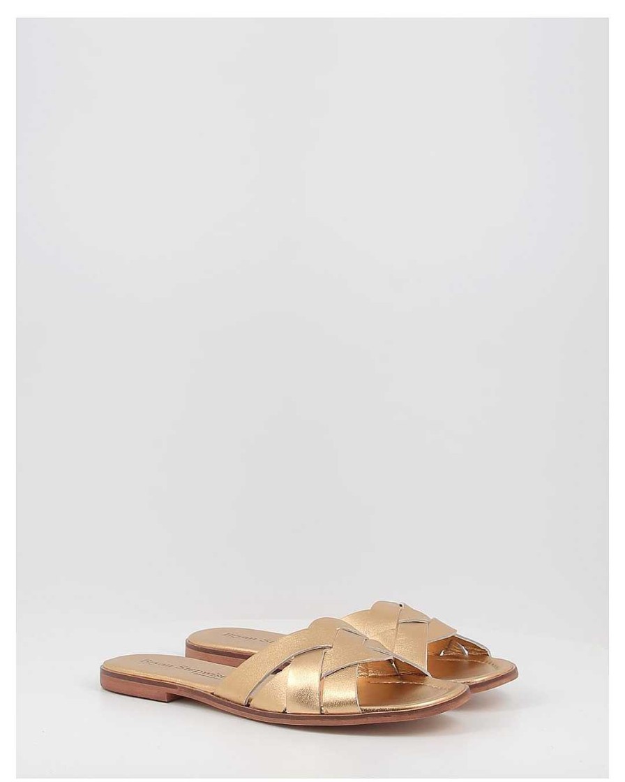 Mujer Bryan Stepwise | Sandalias Bryan Stepwise 1531 Oro